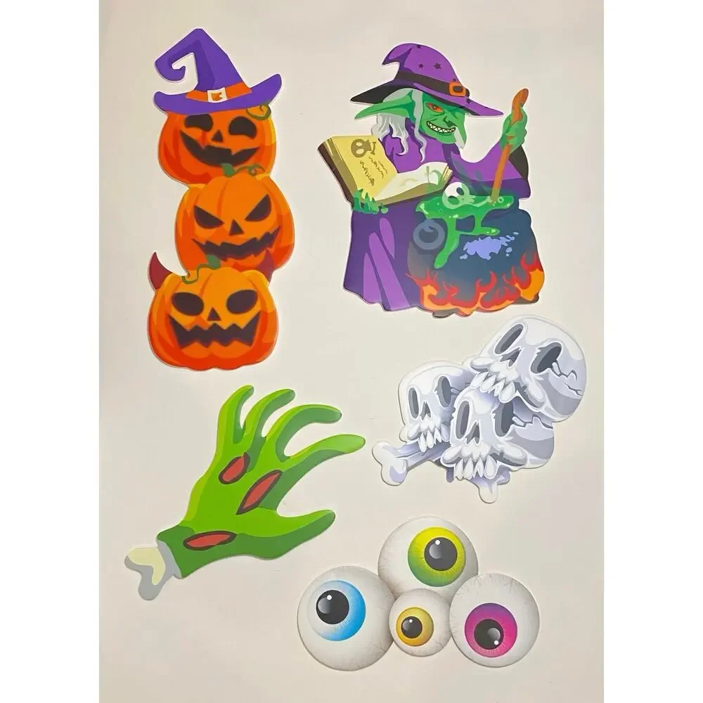 BOO Cardboard Letters for Halloween Party Decorations, Letter Box Decor New
